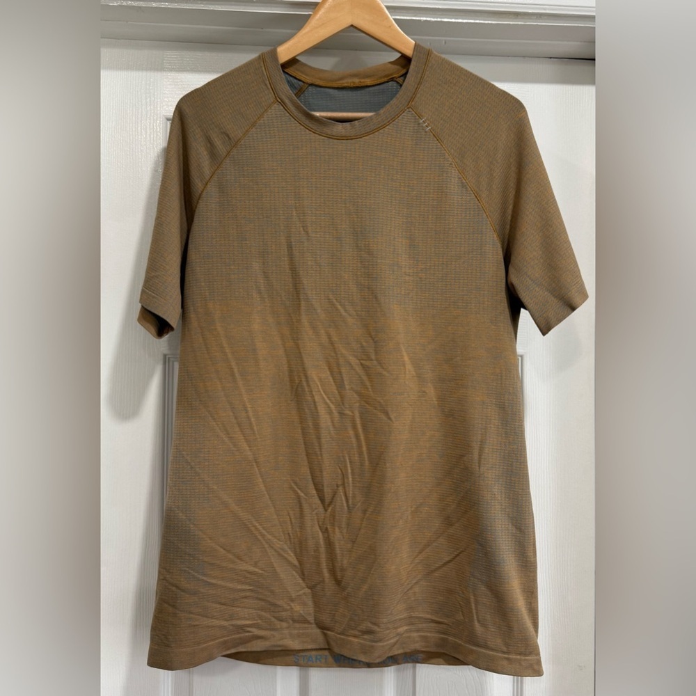 lululemon athletica Short-Sleeve Crewneck T-Shirt in Brown